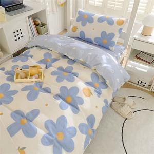 FUANNA Комплект постельного белья 1.2м, 3 предмета, для одеяла 150*200 см, 100% хлопок, дышащий, мягкий, Lanfengling