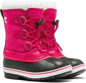Детские зимние непромокаемые сапоги Sorel Yoot Pac из нейлона, Bright Rose