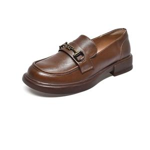 Devanro Женские лоферы бежево-коричневые, цвет Brown