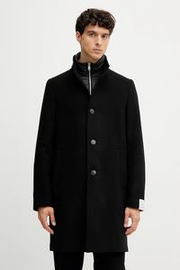 Пальто с шерстью Marc O'Polo, черный