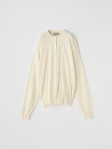 Вязаный кардиган Anglo Indian из марли с круглым вырезом и длинными рукавами | MERION | 30 г