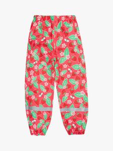 Детские водонепроницаемые брюки Rain Or Shine Strawberry Frugi, Pink/Multi