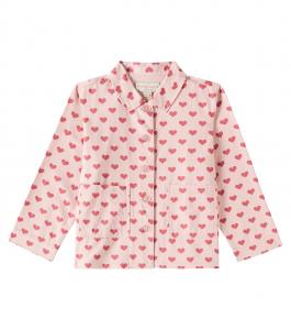 Куртка из хлопка с принтом Фен Konges Sløjd, Amour Rouge