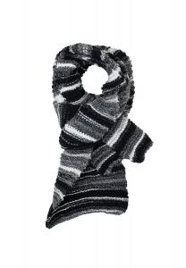 Итальянский шарф Liah мягкий и теплый Collezione alessandro, черный