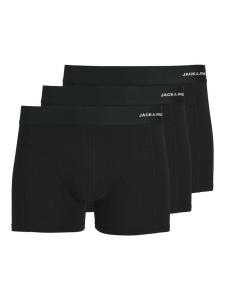 Шорты-боксеры Jack & Jones JACBASIC BAMBOO TRUNKS 3 PACK NOOS, черный