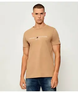 Футболка Slim fit Tommy Hilfiger, бежевый