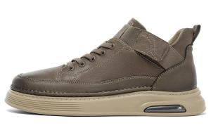 Ботинки мужские коричневые/серые Senda, Коричневые без подкладки