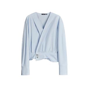 Футболка женская V-образный вырез ELLE, синий