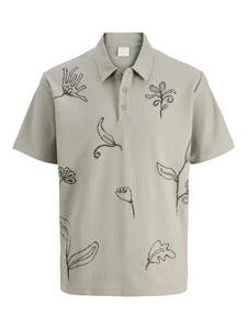 Рубашка-поло Jack & Jones, серый