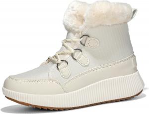 Женские зимние ботинки на меху, платформенные зимние ботинки для женщин, плюшевые утолщенные ботильоны для женщин LEDINEY, White