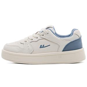 Кроссовки WARRIOR Skateboarding Shoes Women's Low-top Beige/Blue, бежевый/синий