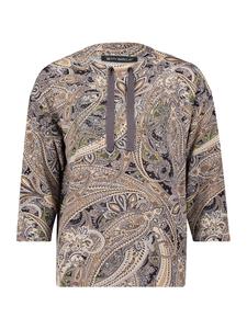 Толстовка с высоким воротником серо-бежевого цвета Betty Barclay