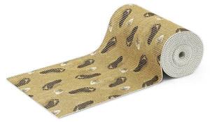 Коврик для ванной KARAT Reef Foot, 1x400 см, оранжевый