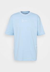 Футболка с принтом SMALL SIGNATURE TEE UNISEX Karl Kani, голубой