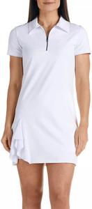 Женское платье для гольфа SwingDish из нейлы, белый