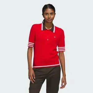 вязаная рубашка поло adidas Originals