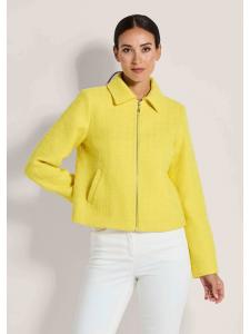 MADELEINE Короткий пиджак из букле лимонного цвета
