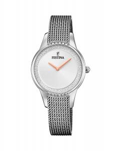 F20494/1 Женские часы Mademoiselle из серебристой стали Festina, серебро