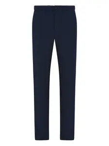 Брюки с резинкой на талии EMPORIO ARMANI, синий