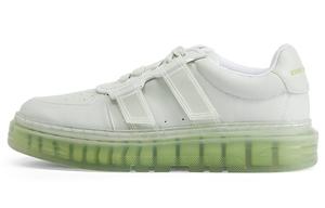 Стильные женские кеды для скейтбординга с низким верхом зеленого цвета Charles&Keith