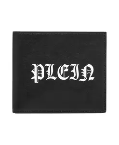 Французский кошелек в готическом стиле Philipp Plein, черный