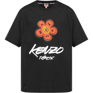 Футболка с принтом логотипа KENZO, черный