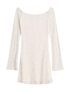Мини платье Bershka, Ivory