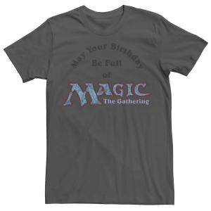 Мужская футболка Magic the Gathering «Пусть твой день рождения будет полон волшебства» Licensed Character