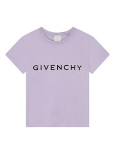 Givenchy Kids футболка с логотипом, фиолетовый