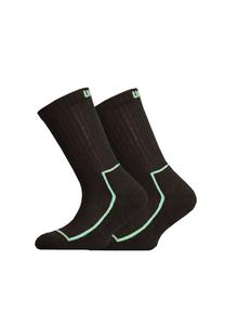 Трекинговые носки SAANA JR, 2 шт., со структурой Flextech UphillSport, черный