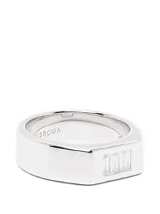 Кольцо X Lucy Williams крупного плетения Missoma, серебряный