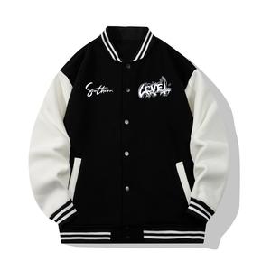 LEVEL Бейсбольная майка серии Relax унисекс, Black White