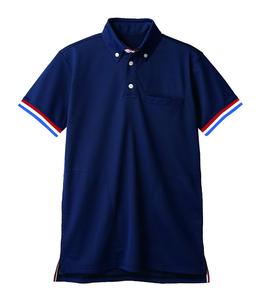 Футболка-поло унисекс с коротким рукавом 72-479 (темно-синяя), размер LL, Sumitomo Corporation, Montblanc Medical Uniform