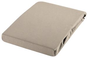 Простыня-jersey приталенного кроя Novel, серо-коричневый