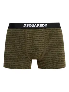 Боксеры с логотипом Dsquared2, зеленый