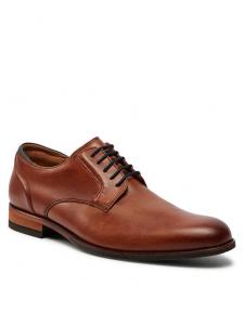 Полуботинки Clarks, коричневый