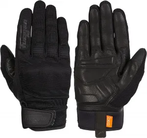 Мотоциклетные перчатки Furygan Jet D3O для мужчин - Ладонь из 100% натуральной кожи - Сенсорный экран - Комфортные - Летние перчатки - Дышащие и легкие - Защита от метакарпеса D3O - Яркие, Black