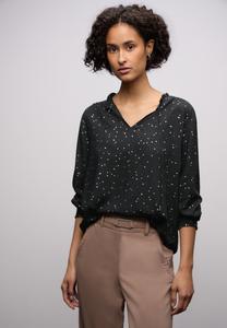 Блуза Street One GEMUSTERTE, Schwarz/Black