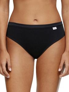 Хлопковые комфортные трусы высокого кроя Chantelle, черный