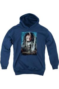 Толстовка с капюшоном The Hobbit Bifur Youth Gildan, темно-синий