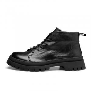 PARDASAUL Короткие мужские ботинки Martin до середины голени, черные