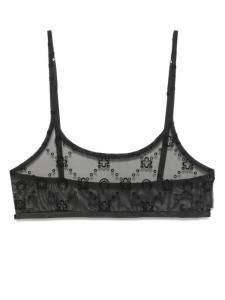 Бюстгальтер Moonogram из сетки Marine Serre, черный