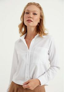 Блузка на пуговицах BASIC WITH POCKET Herita, белый