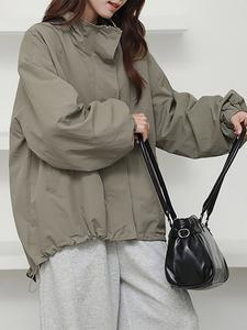 Легкая женская куртка на завязках Doux Belle, цвет Khaki