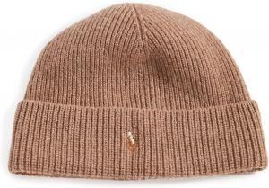 Мужская фирменная шапка-манжета Polo Ralph Lauren, Honey Brown