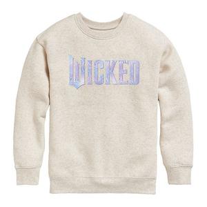 Детская толстовка Wicked for Good с логотипом и бабочкой Licensed Character, Natural