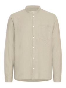 Рубашка на пуговицах классического кроя !Solid Allan China, песочный