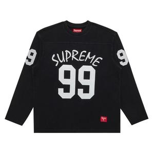 Топ Supreme 99 Long-Sleeve Football Top, черный