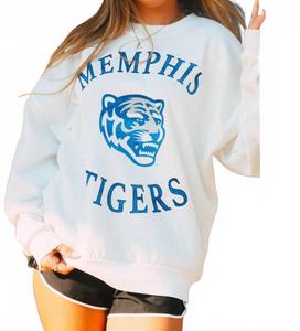 Свитшот Memphis Tigers Play On белый Gameday Couture
