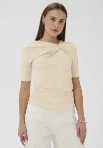 Футболка с принтом slclara bellina Soaked In Luxury, Oatmeal